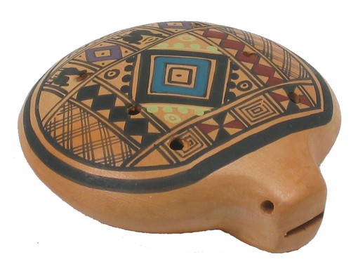 Atlas inca ocarina from peru - inca,