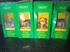 Bundle of Tetley Tea Folk Houses (4) In Boxes.