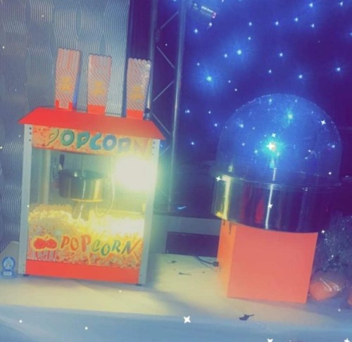 Candy floss machine popcorn - candy,