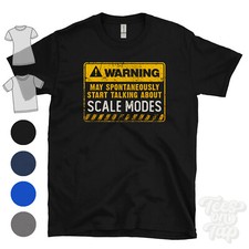 WARNING MAY SPONTANEOUSLY START TALKING ABOUT SCALE MODES T-SHIRT