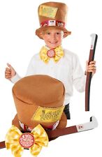 Boys Kids Willy Wonka Instant Kit Roald Dahl Book Day Week Fancy Dress Costume 