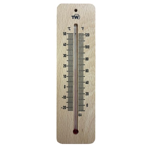 Wooden room thermometer - room,