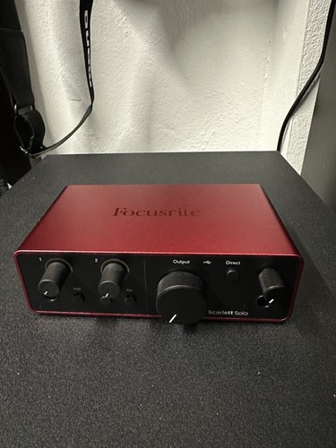 Focusrite scarlett solo 4th - focusrite,