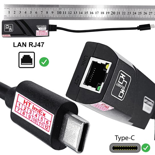 Black usb rj45 lan - black,
