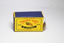 Lesney Matchbox No 48 Sports Boat & Trailer EMPTY Original Box - Vintage