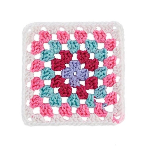 Red heart granny - heart, yarn