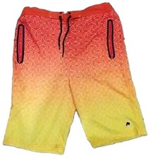 Next Boys Swim Shorts Orange Pattern Swimming Board Shorts Age 3 4 8 10 11 Years