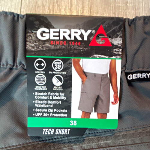 Gerry men grey tech shorts - gerry, men’s