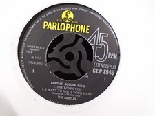 THE BEATLES E.P. " BEATLES GOLDEN DISCS " 1st PRESSING NO PIC SL. EX+ COND.[NOC]