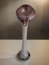Calla Lilly Art Glass Vase -
