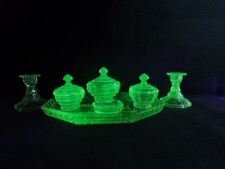 Soweby Uranium Glass Vanity