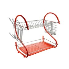 2 Tier Dish Drainer Rack with