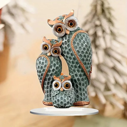 Flat printed owl design - owl,