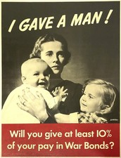 I Gave A Man War Bonds WWII