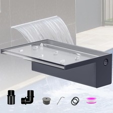 LONGRUN 30cm Acrylic Pool/Pond Waterfall Blade Kit. No Lighting. USED