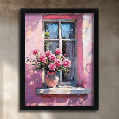 Rustic window art print - window,