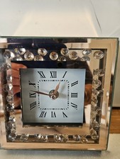 Mirror Mantel Clock H15cm X W15cm