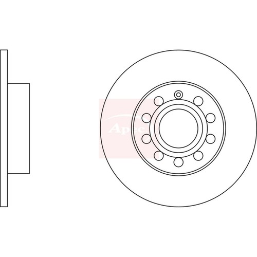 Brake discs solid for - for, vw