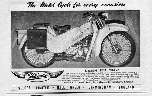 1949 velocette model - 1949, le