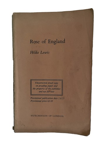 Rose england uncorrected - of,