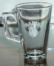 LOVELY MALIBU BRANDED CLEAR GLASS COFFEE CUP MUG COCKTAIL GLASSES