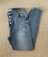 Blue Ripped Primark Skinny Jeans UK Size 14