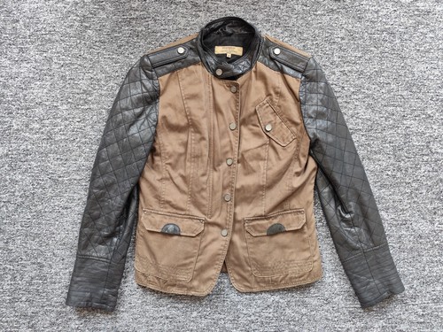 Brampton khaki black jacket - brampton,