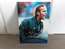 MANCHESTER CITY - NICKY WEAVER Signed Topps Prem Gold 2001 Football trade card