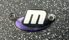 Micron exhaust silencer badge - micron,