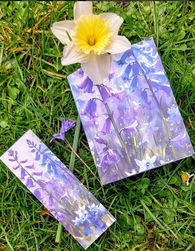 Bluebell wood greetings - card, &