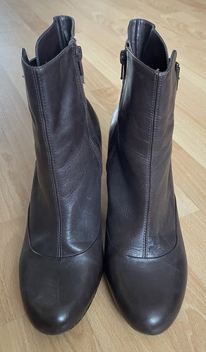 Faith dark brown soft - dark, leather