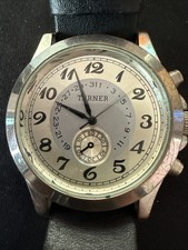 Bijoux Terner quartz watch with a stainless steel back and a black Strap