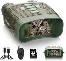 4K Night Vision Goggles 10XZoom 850nm Infrared Thermal Binoculars Rechargeable