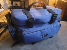 Jessop Blue Camera Bag with Many Compartments & Strap- Excellent Used Condition