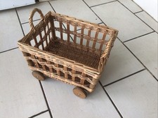 Wicker And Wood Trolley
