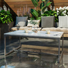 Italian Center Coffee Table Accent Sofa Magazine Cocktail Snack Marble Table