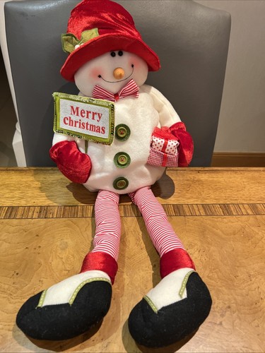 Christmas sitting snowman - christmas,