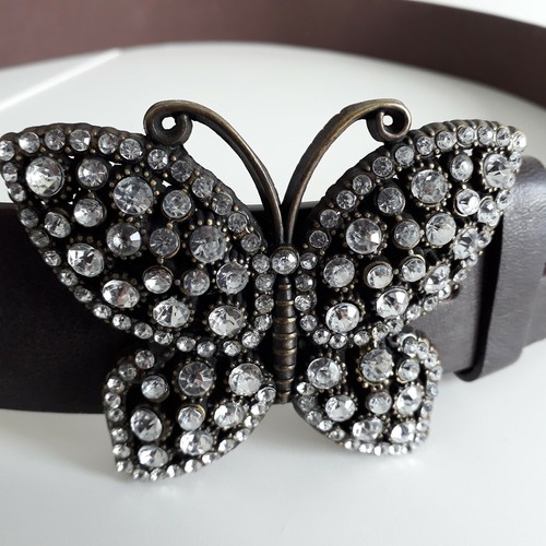 Sparkly butterfly brown faux - butterfly,