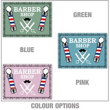 Metal Wall Sign - Barber Shop Poles Vintage Retro Scissors Classic