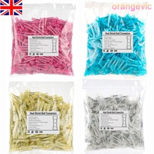 100/500PCS Electrical Wire Connectors Insulated Heat Shrink Butt Crimp Terminals