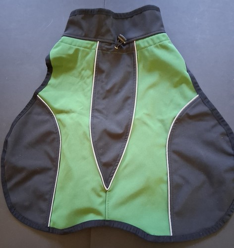 Soft shell dog coat green - coat,