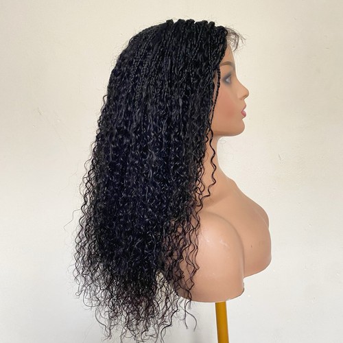 Goddess braid wig human hair - wig,