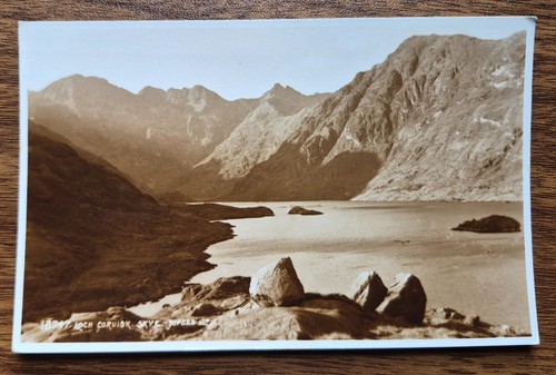 Loch coruisk skye real photo - coruisk,,