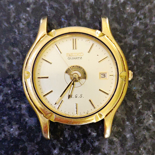 Vintage seiko kinetic ags moon - kinetic,