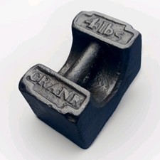 Vintage 4lb Bar Weight Cast