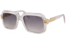 Cazal Legends 607 065SG Crystal Clear/Gold Retro Sunglasses 56mm