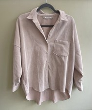 Zara Beige Cord Oversized