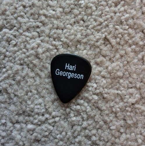 George harrison guitar pick - george,