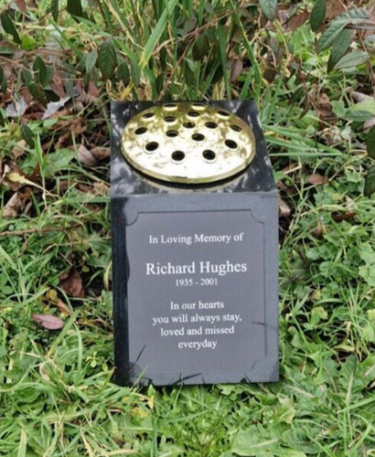Rose bowl memorial vase - rose,