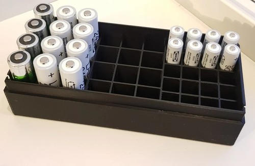 Batteries storage box for - storage,